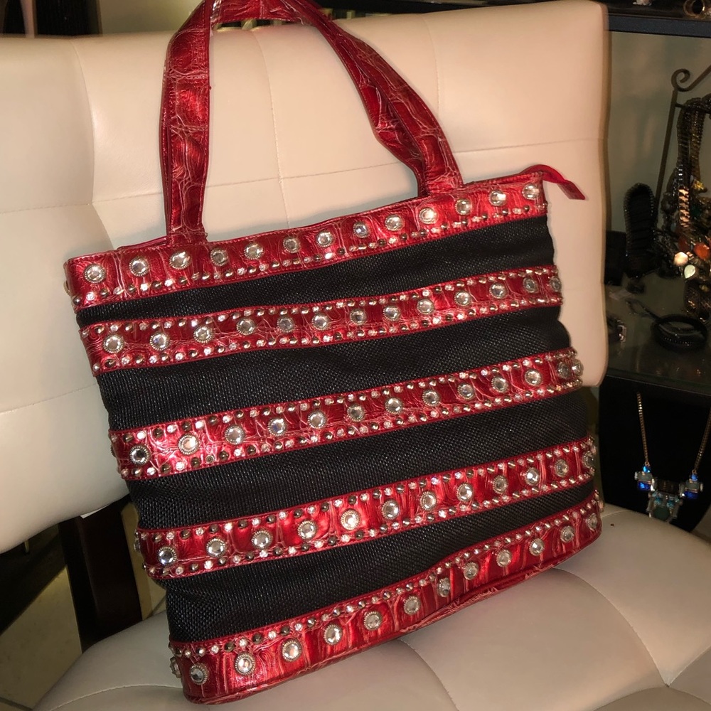 Blue Elegance Handbag